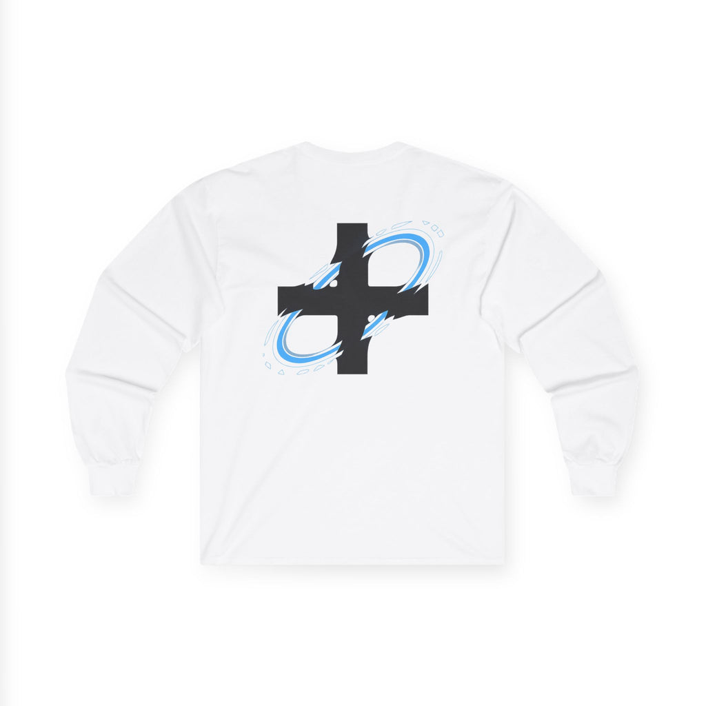 Minimalist Cross Emblem Long Sleeve Tee — Black & Gold Target Logo