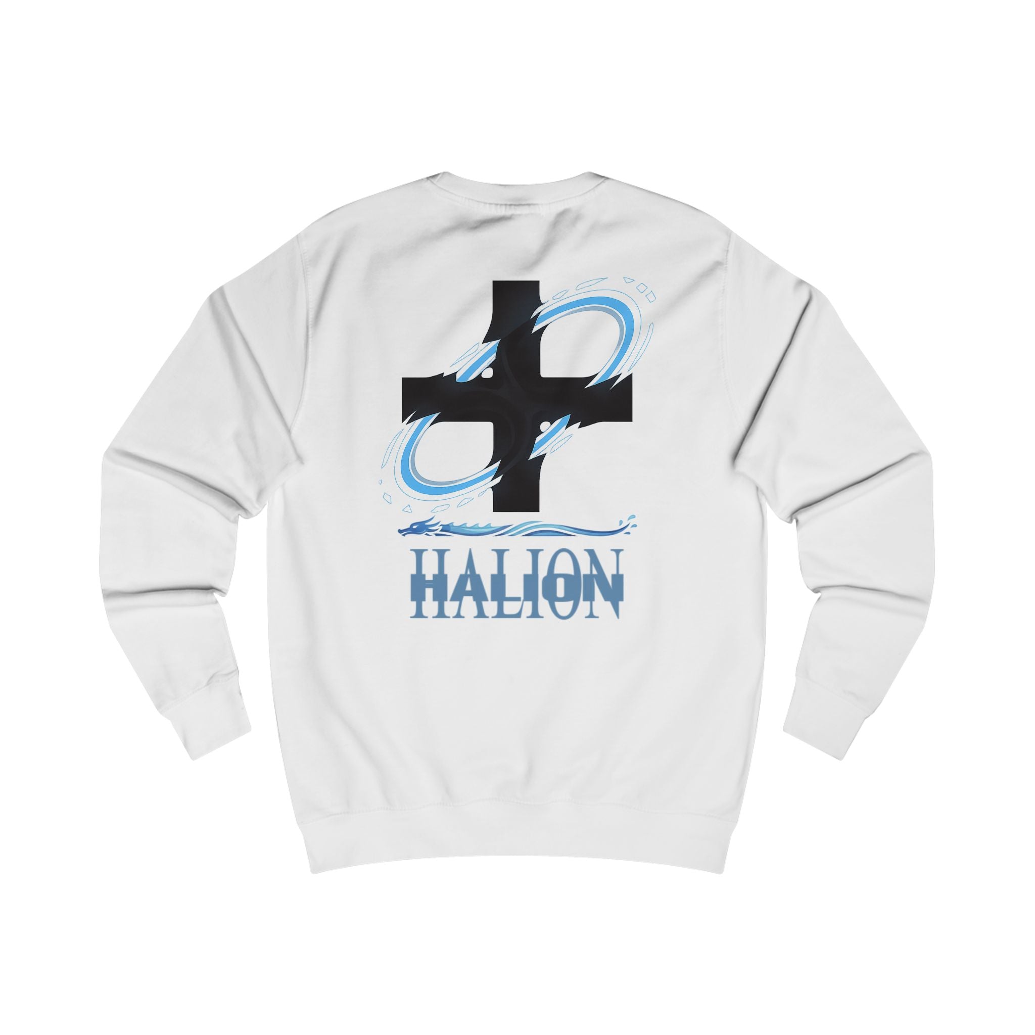 HALION Water-Slashing Sweatshirt — Slash Graphic Crewneck