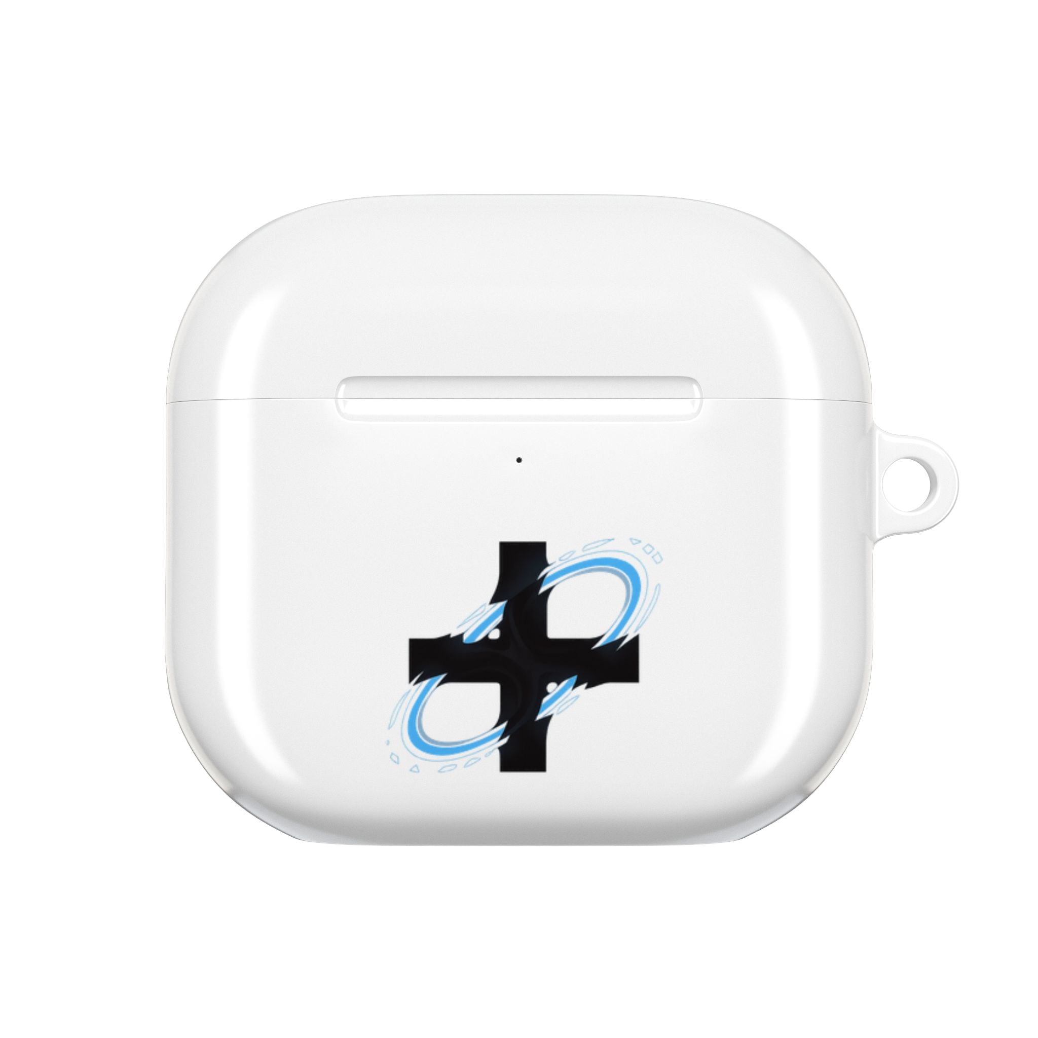Water Slash AirPod Case — Splash-Proof Blue AirPods Cover