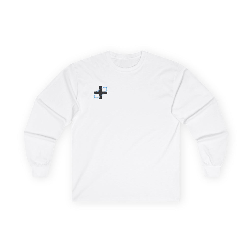 Minimalist Cross Emblem Long Sleeve Tee — Black & Gold Target Logo